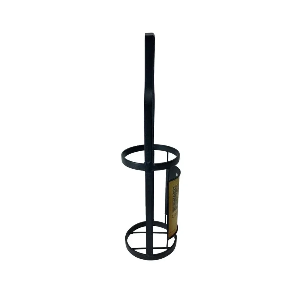 Wrought Iron Wine Carrier/Holder Perfect Way To Give A Bottle Of Wine!
